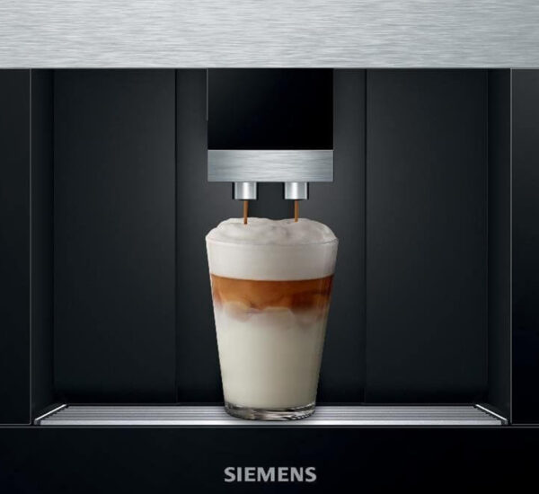 SIEMENS Кафемашинa за вграждане Siemens CT636LES1 sensoFlow aromaPressure coffeeSenso AutoMilk Clean 2