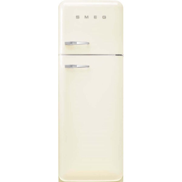 Хладилник SMEG FAB30RCR5, ретро дизайн 50's Style Aesthetic, двойна врата, крем, 294 л