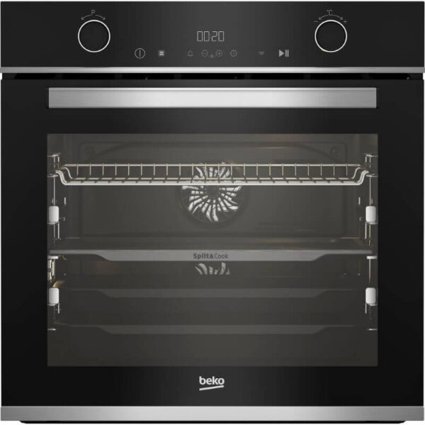 Фурна Beko BBVM13400XDS, за вграждане, 60см, Split&Cook, Aero Perfect