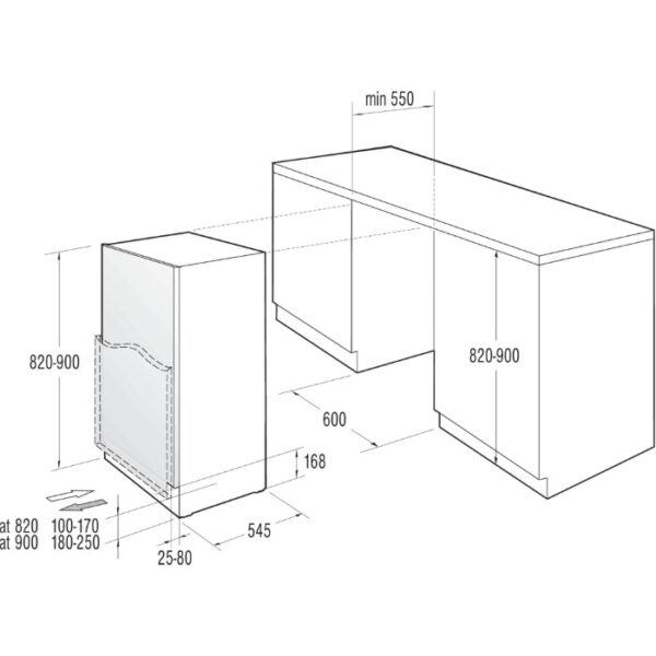 frizer gorenje fiu6092aw v 82sm 86 l 2