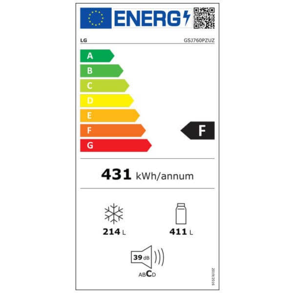 hladilnik lg gsj760pzuz side by side v 179sm total no frost 15