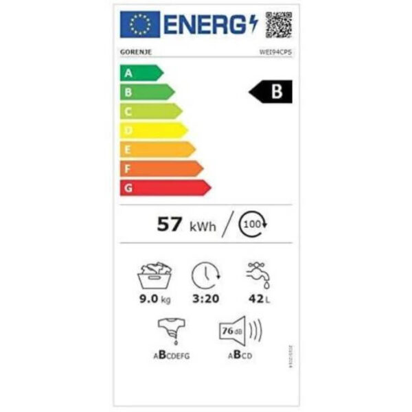 peralnq gorenje wei94cps 9kg 1400 ob min steamtech 5