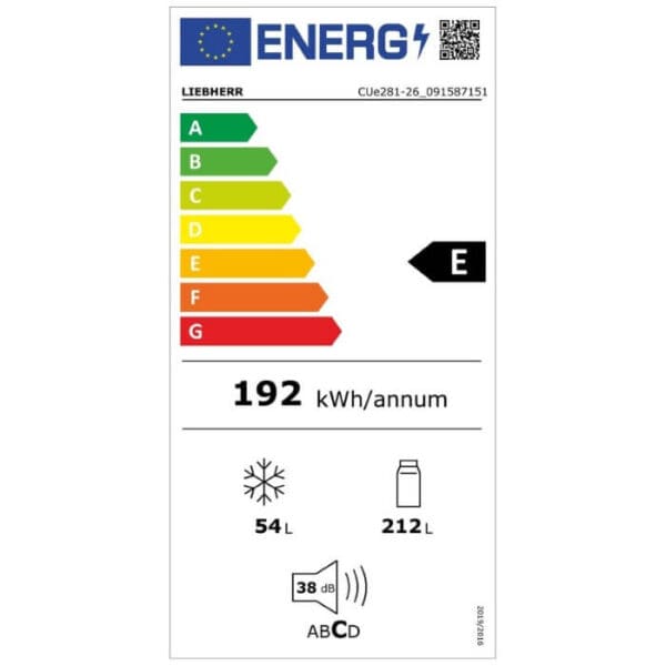 hladilnik liebherr cue281 26 265 l v 161 2 sm smartfrost 2