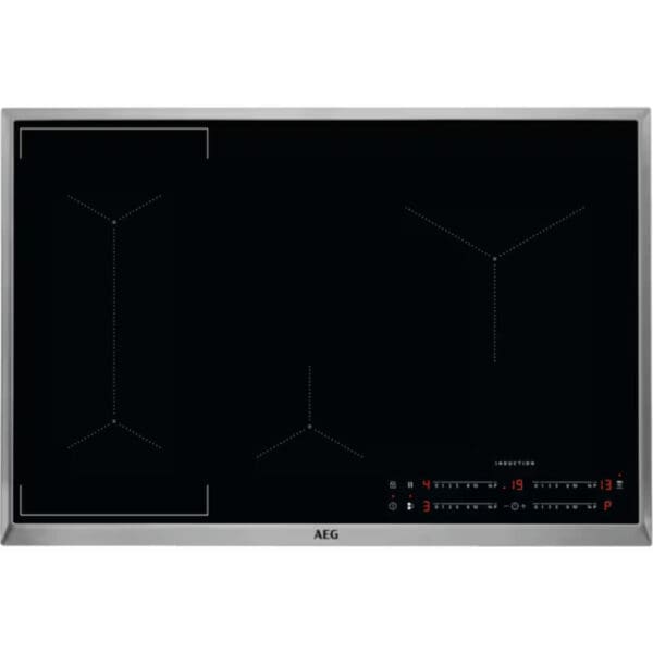 Индукционен плот AEG IKE84441XB 6000 Flex, Hob²Hood, 80 см, функция мост