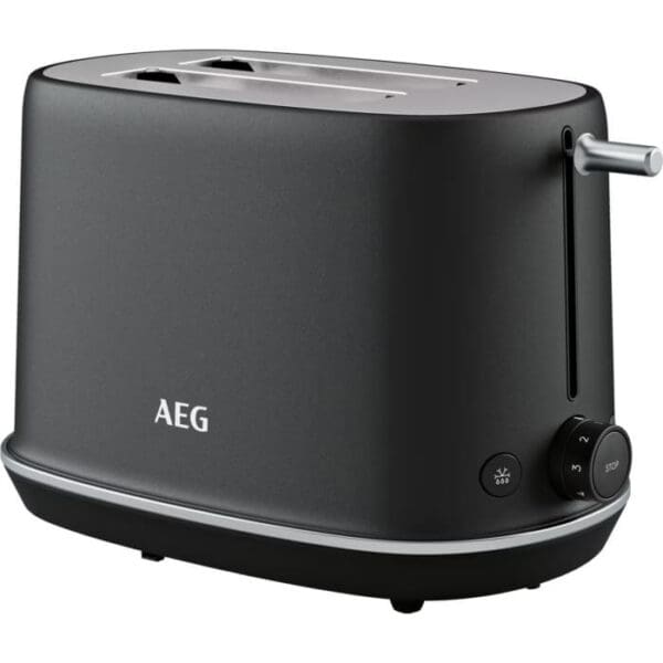 Тостер AEG T7-1-6BP Gourmet 7, за 2 филийки, приставка за хлебчета, размразяване